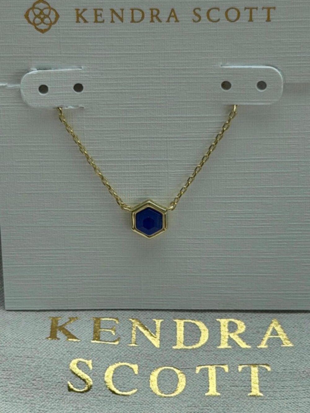 Kendra Scott Blue Pendant Necklace